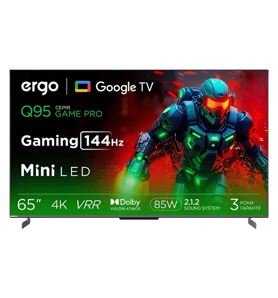 Телевізор ERGO 65MQ95 Game PRO рідкокристалічний