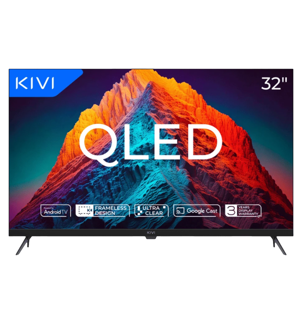 Телевізор KIVI 32", FHD, Android TV11 32F770QB