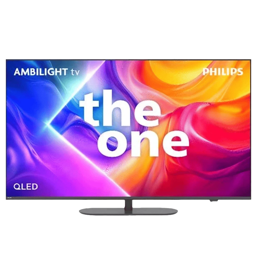 Телевізор Philips 50", 4К QLED 120 Hz, VRR 144Hz Titan OS, 500 cd/m2, Ambilight, sound 40W, Wi-Fi 802.11ac,