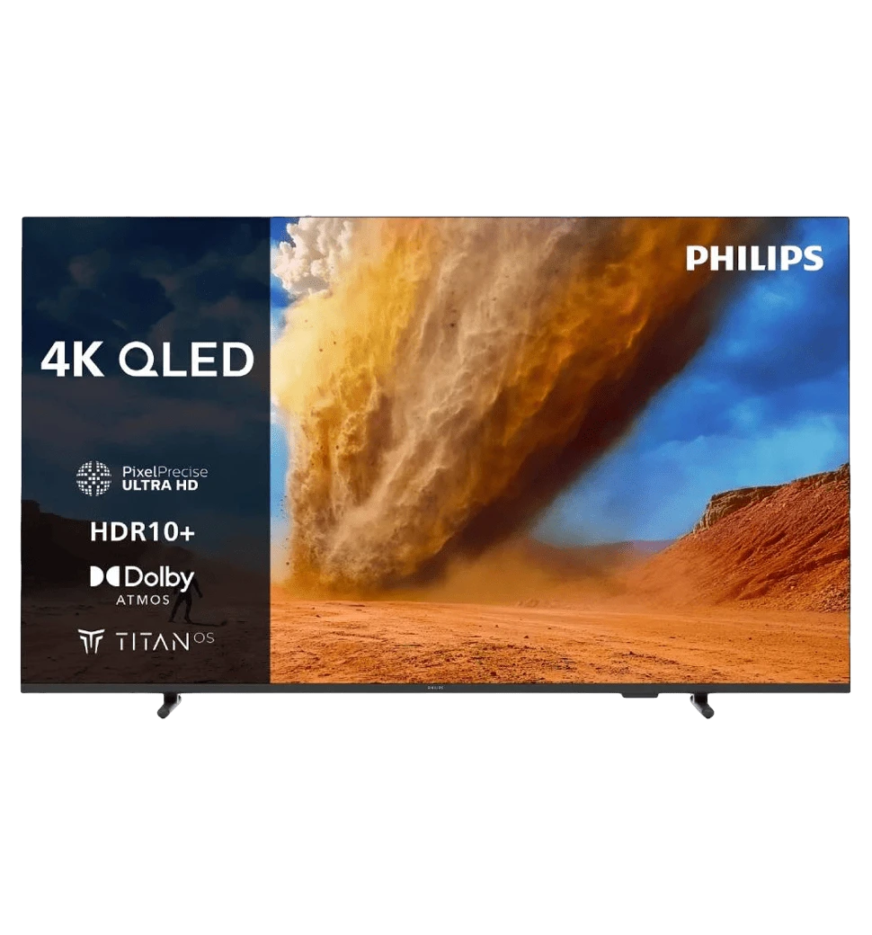 Телевізор Philips 50", 4К QLED 60 Hz, Titan OS, 230 cd/m2,  sound 20W, Wi-Fi 802.11ac,Bluetooth 5.2  50PUS78