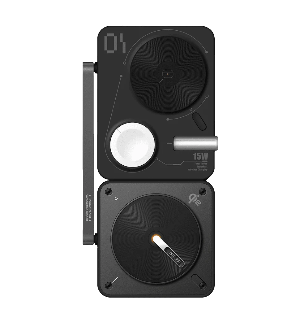 Зарядная станция AULUMU M01 4-in-1 Foldable Charging Station Black