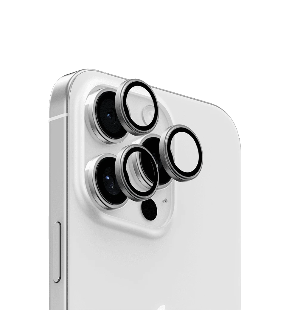 Захисне скло на камеру Benks DR Sapphire Lens Protector iP16 Pro/16 Pro Max (Silver/3Pcs) (C.M.SX.AP.SR.L066)