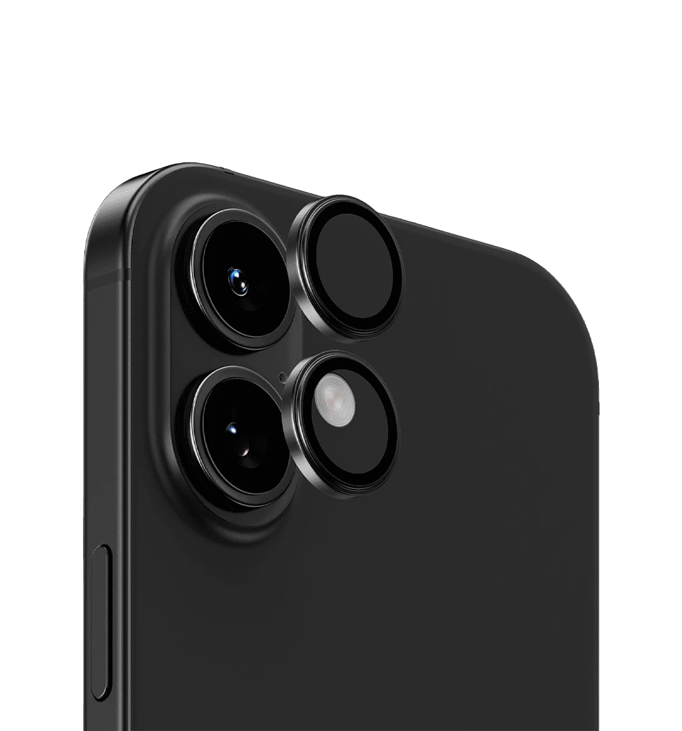 Захисне скло на камеру Benks DR Sapphire Lens Protector iP16/16 Plus (Black/2Pcs) (C.M.SX.AP.BK.L064)