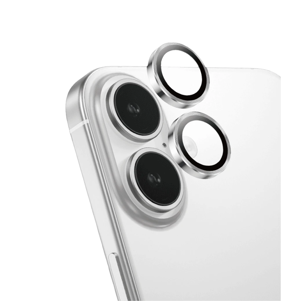 Захисне скло на камеру Keephone KP-SPL-008 iPhone 16/16 Plus Silver (KPALCL16SL)